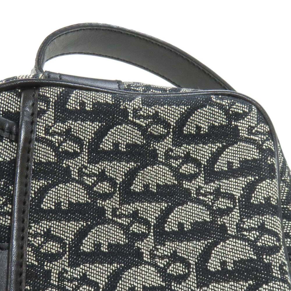 CHRISTIAN DIOR Black Canvas Trotter Shoulder Bag - Picture 13 of 16